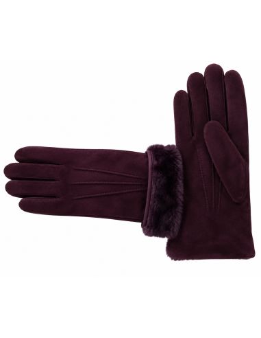 Gants Sellier Mouton Femme Wine