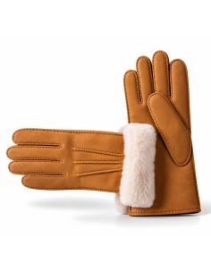 Gants Sellier Mouton Femme Camel