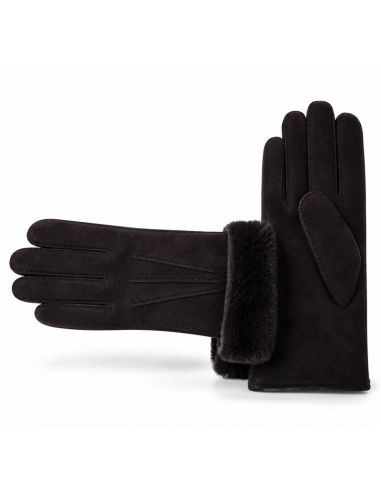 Gants Sellier Mouton Femme Noir