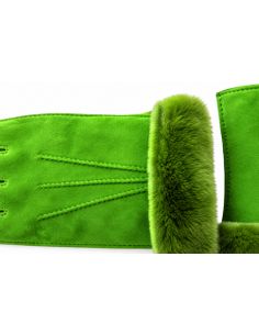 Gants Sellier Mouton Femme Péridot 2