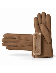 Gants Sellier Mouton Femme Moss