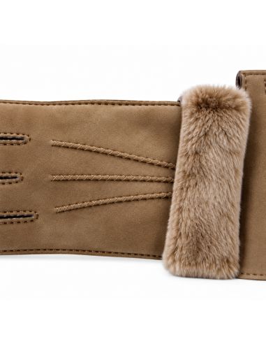 Gants Sellier Mouton Femme Moss