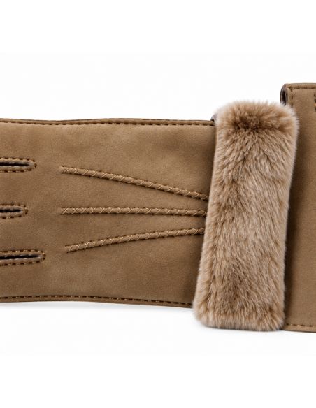 Gants Sellier Mouton Femme Moss