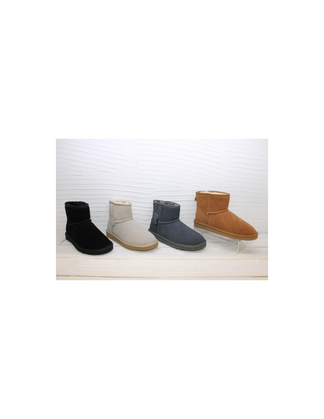Bottines Homme Hiver - Courtes, Doublées Polaire, Semelle Antidérapante, Légères Et Confortables, Pour Neige Et Froid