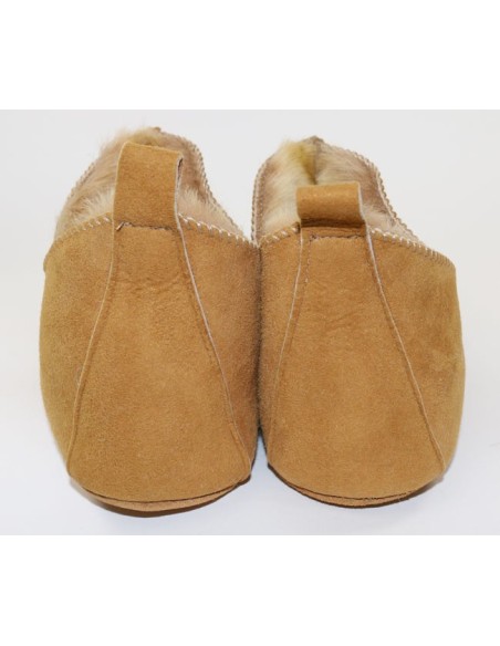 Chaussons en Peau de Mouton Aneto Camel