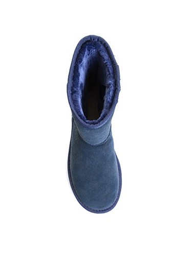 Bottes cuir doublées polaire - MI-HAUTES