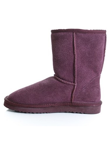 Bottes cuir doublées polaire - MI-HAUTES