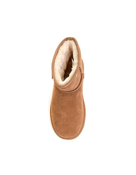 Bottes cuir doublées polaire - BASSES