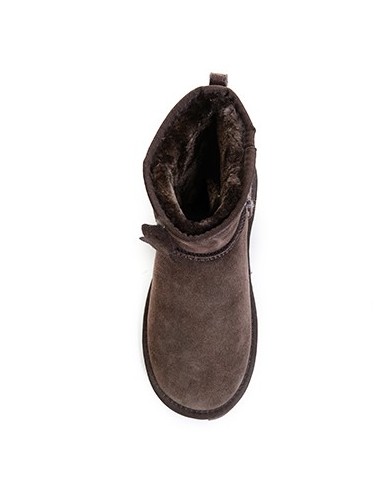 Bottes cuir doublées polaire - BASSES