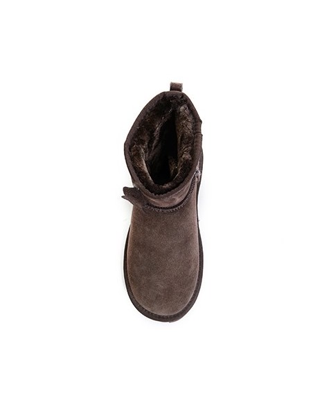 Bottes cuir doublées polaire - BASSES