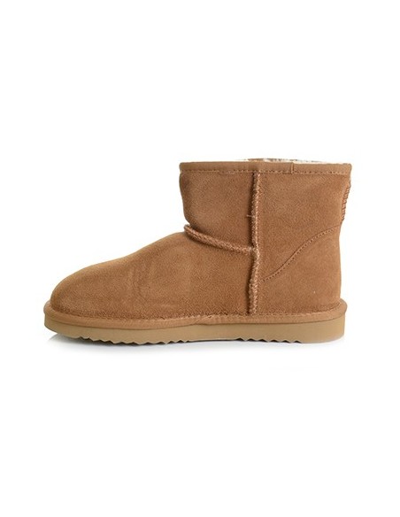 Bottes cuir doublées polaire - BASSES