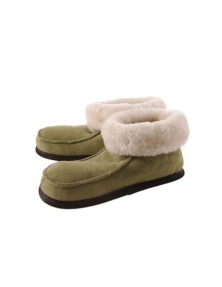 Slippers Chalet Sheathed in Sheepskin - Made in France