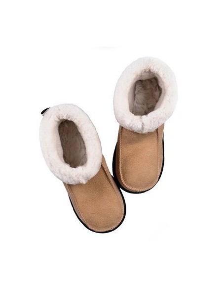 Slippers Chalet Sheathed in Sheepskin - Made in France