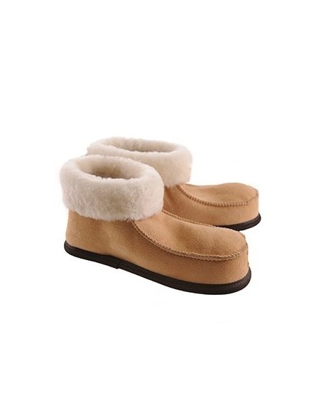 Slippers Chalet Sheathed in Sheepskin - Made in France