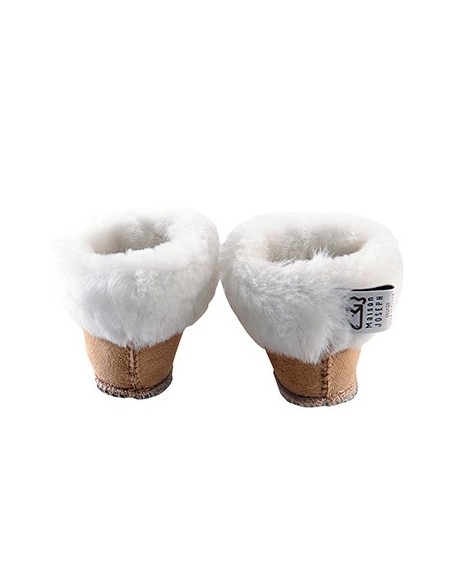 Child Slippers Chalet in Sheepskin - Made in France