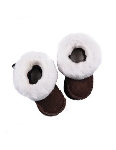 Child Slippers Chalet in Sheepskin - Made in France 2