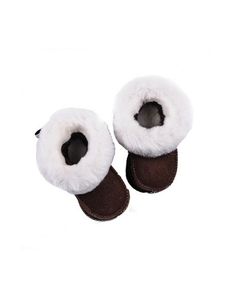 Child Slippers Chalet in Sheepskin - Made in France