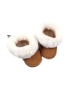 Child Slippers Chalet in Sheepskin - Made in France 2