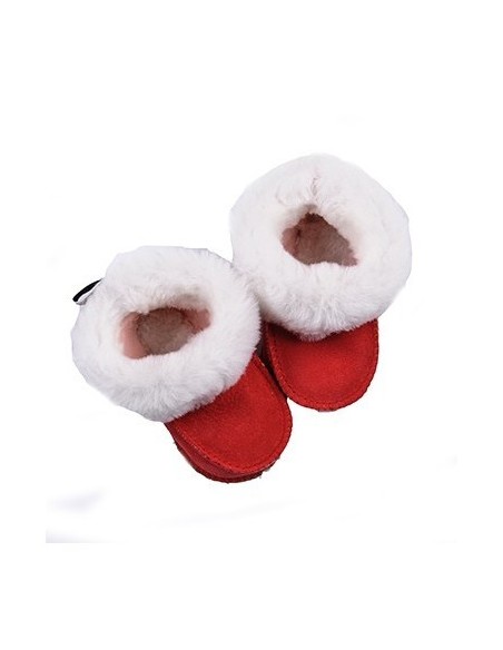 Chaussons Mouton Rouge Enfant