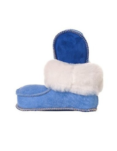 Chaussons Mouton Bleu Enfant