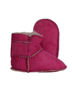Child Slippers Boots in Sheepskin - Made in France
