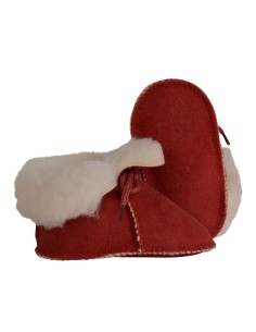 Child Slippers Laces in Sheepskin - Made in France